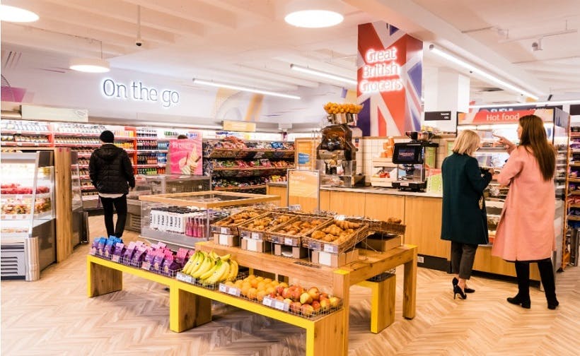 Sainsburys opens concept store with hyperlocal inventory pay by app eat in options Econsultancy