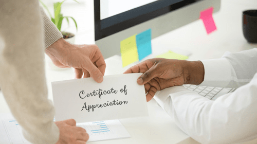 14+ Certificate of Appreciation for Employees Word and PDF