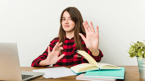 student not doing homework letter