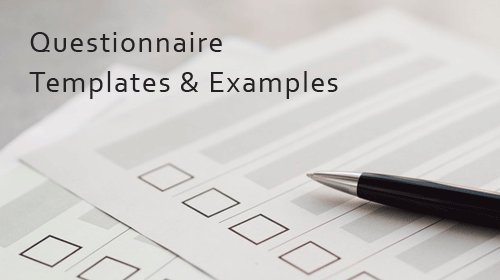 17+ Free Questionnaire Templates Examples Word ᐅ DocFormats