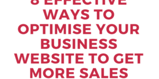 8 Effective Ways To Optimize Your Business Website To Get More Sales