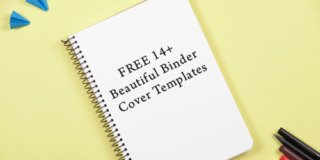 FREE 14+ Beautiful Binder Cover Templates (in Word)