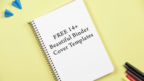 FREE 14+ Beautiful Binder Cover Templates in Word