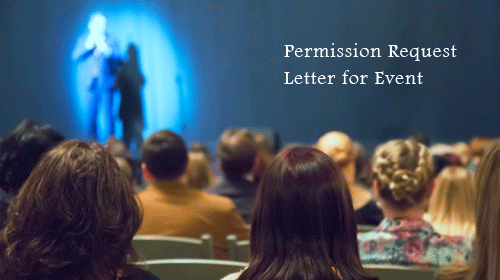 Permission Letter for Event Format Sample Letters