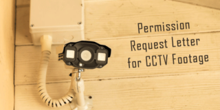 Permission Request Letter for CCTV Footage
