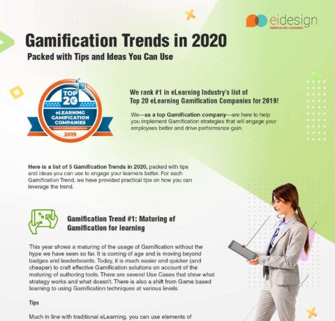 Gamification Trends In 2020 - e-Learning Infographics