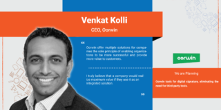 Interview with Venkat Kolli CEO, Oorwin