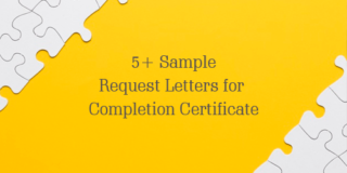 Request Letter for Completion Certificate (Template and Samples)