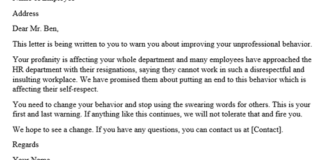 How to Write a Warning Letter to an Employee (+ Template and Examples)