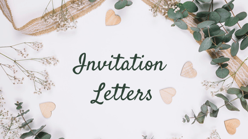 Invitation Letter How to Write with Template Samples