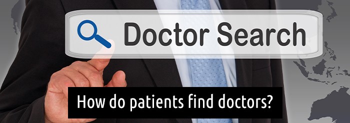 How do patients find doctors