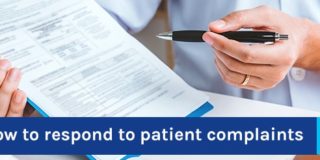 How to respond to patient complaints?