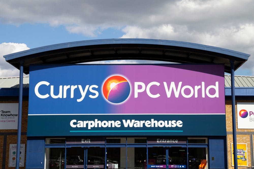 Currys PC World store Image freemind production Shutterstockcom