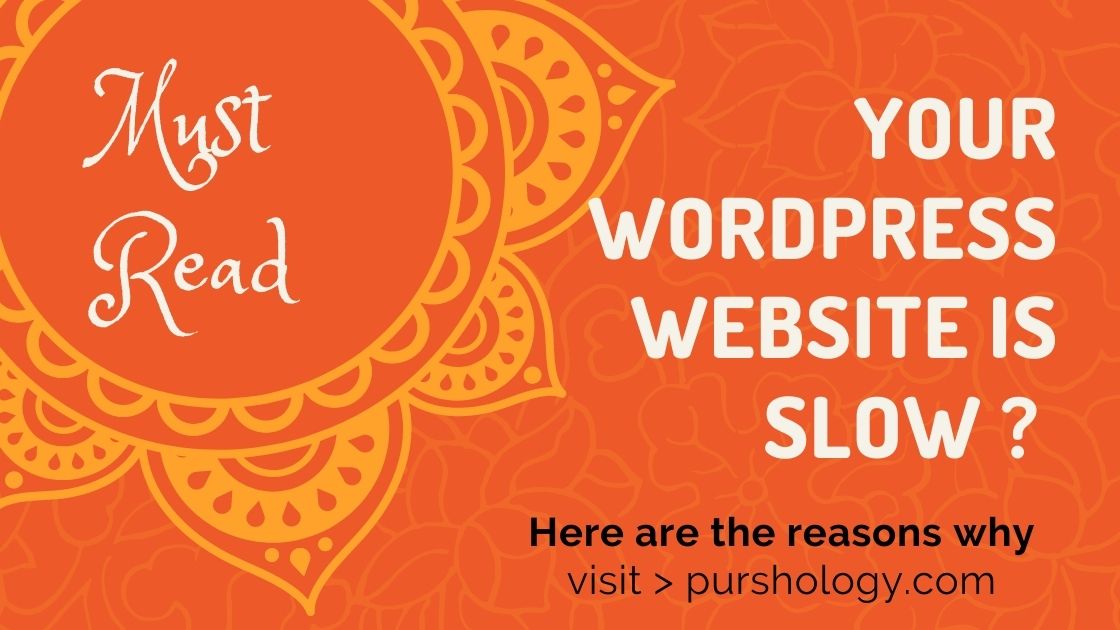 your wordpress website slow
