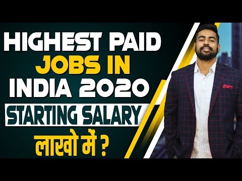 Highest Paid Jobs 2020 | Students and Indian Youth Must Watch | Salary in Lakhs | Praveen Dilliwala