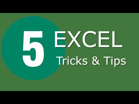 Best 5 Excel Tricks and Tips in 2021 – Every Excel User Must Know