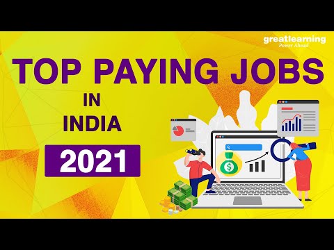 Top Paying Jobs in India 2021 | High Paying Jobs | Great Learning
