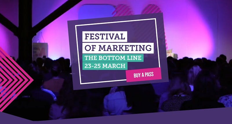 The Festival of Marketing returns in March with effectiveness event