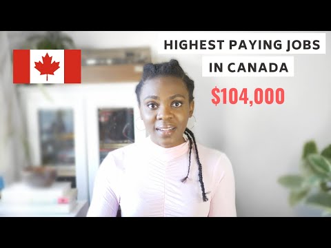 HIGHEST PAYING JOBS IN CANADA (WITH SALARIES)