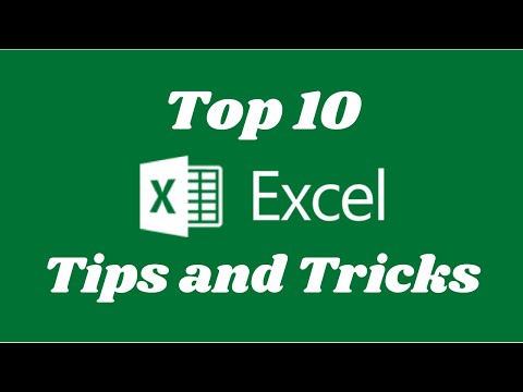 Top 10 Excel Tips and Tricks (You Must Know in 2020)