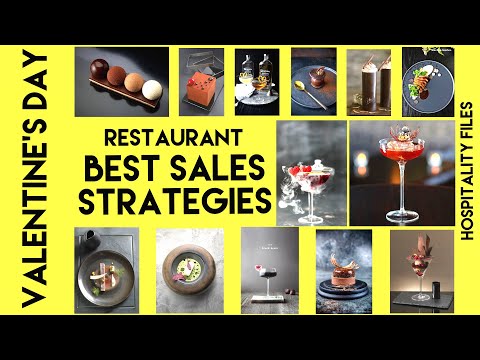 Valentines day restaurant marketing strategies Cocktails and Food presentation ideas 2021