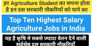 Top Ten Highest Salary Agriculture Jobs (Highest-Paying Careers in Agriculture) | Agriculture & GK