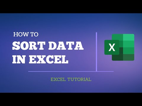 Excel Data Sorting: How to Sort Data in Excel | Excel Tips & Tricks | Excel Tutorial 2021