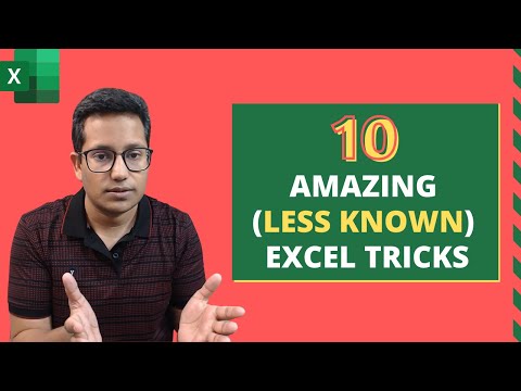 10 Amazing (Less Known) Excel Tricks You Should Know