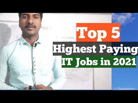 Top 5 Highest Paying IT Jobs in 2021 | Best salary jobs in India 2021| Best software jobs 2021