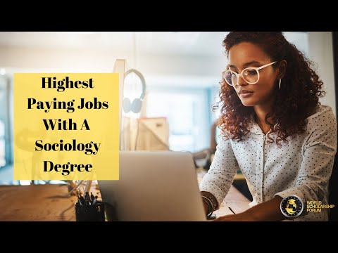 Highest Paying Jobs With  A Sociology Degree in 2021.