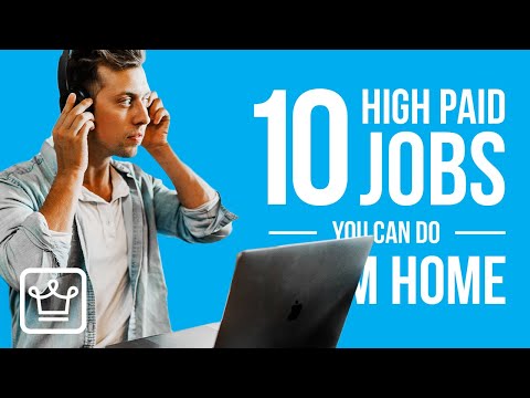 10 HIGH PAID Jobs YOU CAN DO From HOME | 2020