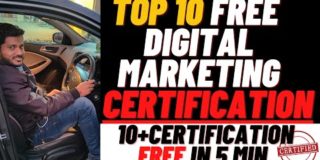 Top 10 Free Digital marketing certification in 2021 |  Best certification in Digital Marketing 2021