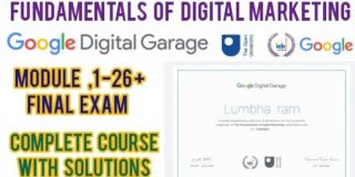 Google Digital Garage Final Exam Answers 2021 | Google Digital Marketing Course Free Certificate