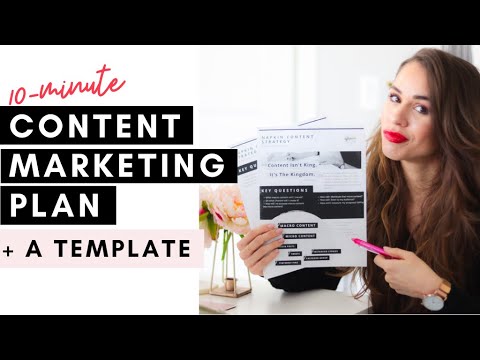 Create A Content Marketing Plan for 2020 In 10 Minutes My Napkin Strategy