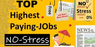 Top highest paying low stress jobs | Top Highest Paying Jobs with no stress in India?