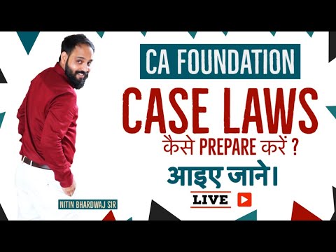 CA Foundation | Business Law | CASE STUDY | By Nitin Bharadwaj