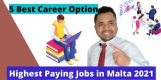 5 Best Career Option || Highest Paying Jobs  in Malta 2021 #malta #emmanueljames