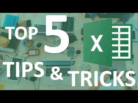 TOP 5 EXCEL TIPS & TRICKS Excel 2020 Tutorial