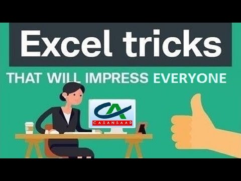 Excel tricks to make you Sail in day to day Work | Excel Tips and Tricks