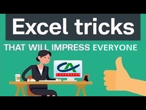 Excel tricks to make you Sail in day-to-day Work | Excel Tips and Tricks