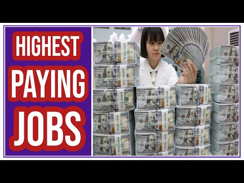 Highest paying jobs in the world
