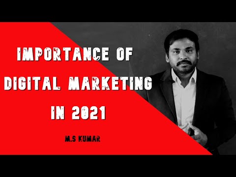 🚀Importance of Digital marketing in 2021 DigitalMarketing NIDM MSKumar DigitalIndia Course