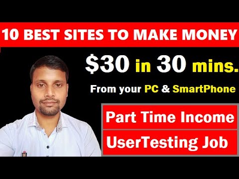 10 Best Paying Sites to Earn Money Testing Apps Websites Software Products | Part Time Job
