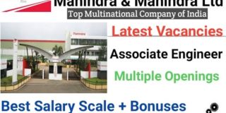 Mahindra & Mahindra Hiring for Associate Engineer Vacancies I Mechanical jobs I Diploma & B.Tech Job