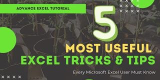 Most Useful Excel Tips and Tricks || Part4 || Excel Tutorial