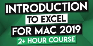 Microsoft Excel Mac Tutorial: MS Excel Mac Training Course – 2+ Hours