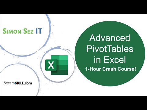 Advanced Pivot Tables in Excel 1 hour Excel Pivot Tables Tutorial
