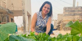 At 50, She Turned Her Building Terrace In Organic Farm - Produces 2kg Of Veggies Every Day
