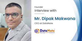 Interview with Mr. Dipak Makwana, the founder of DataNote