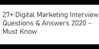 Listening practice with Digital marketing interview questions and answers 2021 || Digital marketing